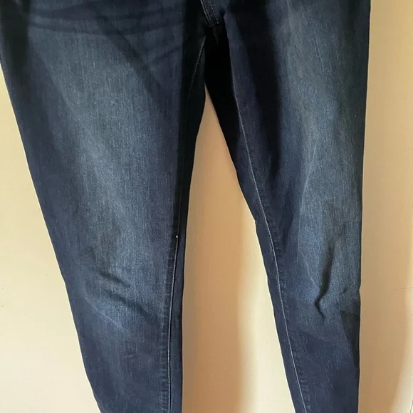 Dark Blue Women's Jeans maternity 4 - Picture 2 of 5